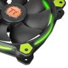 Thermaltake Riing 12 Computer case Fan 4.72" (12 cm) Black, Green2