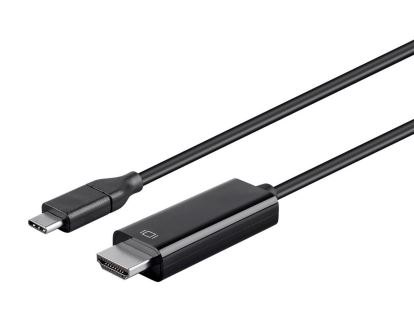 Monoprice 24442 video cable adapter 106.3" (2.7 m) USB Type-C HDMI Black1