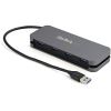 StarTech.com HB30AM4AB interface hub USB 3.2 Gen 1 (3.1 Gen 1) Type-A 5000 Mbit/s Black, Gray1