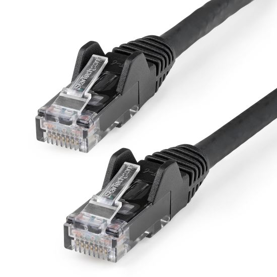 StarTech.com N6LPATCH1BK networking cable Black 11.8" (0.3 m) Cat6 U/UTP (UTP)1