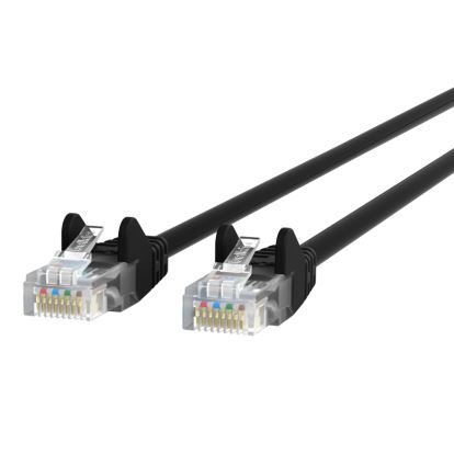 Belkin A3L980-250-BLK networking cable Black 3000" (76.2 m) Cat6 U/UTP (UTP)1