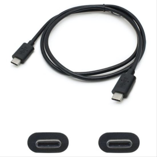 AddOn Networks USBC2USBCRT6FB USB cable 72" (1.83 m) USB 3.2 Gen 1 (3.1 Gen 1) USB C Black1