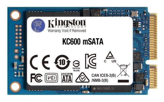 Kingston Technology KC600 mSATA 512 GB Serial ATA III 3D TLC1