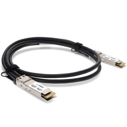 Axiom QDD-400-CU1M-AX fiber optic cable 39.4" (1 m) QSFP-DD DAC Black1