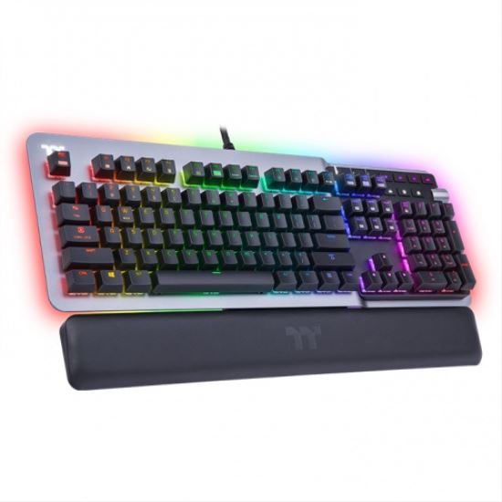 Thermaltake ARGENT K5 RGB keyboard USB Titanium1