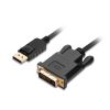 Siig CB-DP1V12-S1 video cable adapter 70.9" (1.8 m) DisplayPort DVI-D Black1