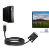 Siig CB-DP1V12-S1 video cable adapter 70.9" (1.8 m) DisplayPort DVI-D Black2