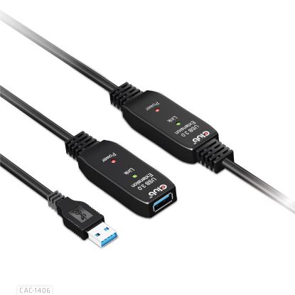 CLUB3D CAC-1406 USB cable 590.6" (15 m) USB 3.2 Gen 1 (3.1 Gen 1) USB A Black1