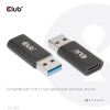 CLUB3D CAC-1525 cable gender changer USB A USB TYPE C Black6