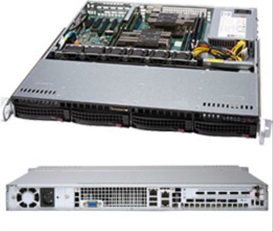 Supermicro SuperChassis 813MF2TQC-505CB Rack Black 500 W1