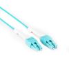 Black Box EFNT410-001M-LCLC fiber optic cable 39.4" (1 m) LC OFNR OM4 Aqua color1