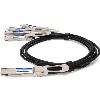 AddOn Networks CAB-D-4Q-400G-1M-AO InfiniBand cable 39.4" (1 m) 4xQSFP56 Black, Silver2