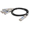 AddOn Networks DAC-Q56DD4Q282-5M-AO InfiniBand cable 98.4" (2.5 m) QSFP-DD 4x QSFP28 Black, Metallic1