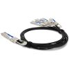 AddOn Networks DAC-Q56DD4Q282-5M-AO InfiniBand cable 98.4" (2.5 m) QSFP-DD 4x QSFP28 Black, Metallic3