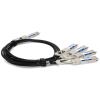 AddOn Networks DAC-Q56DD4Q282-5M-AO InfiniBand cable 98.4" (2.5 m) QSFP-DD 4x QSFP28 Black, Metallic5