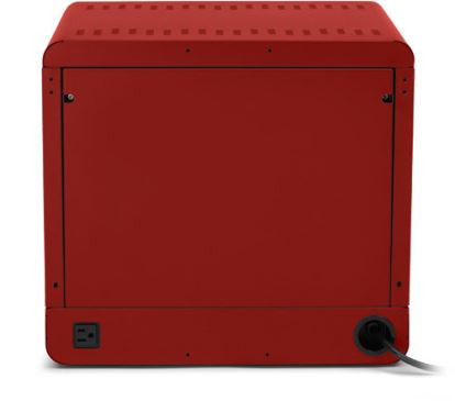 Bretford Cube Micro Station Portable device management cabinet Red1