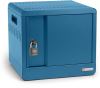 Bretford Cube Micro Station Portable device management cabinet Blue2