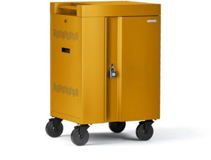 Bretford Cube Cart Mini Portable device management cart Yellow1