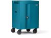 Bretford Cube Cart Mini Portable device management cart Blue2