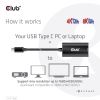 CLUB3D CAC-1586 USB graphics adapter 7680 x 4320 pixels Black5