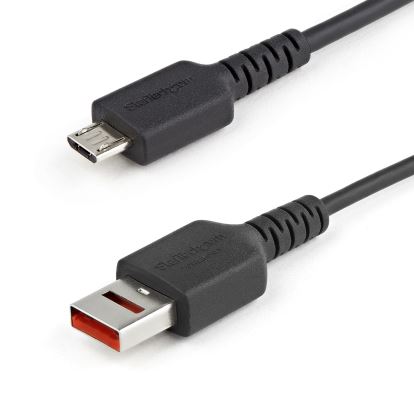 StarTech.com USBSCHAU1M USB cable 39.4" (1 m) USB 2.0 USB A Micro-USB B Black1