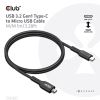 CLUB3D CAC-1526 USB cable 39.4" (1 m) USB 3.2 Gen 1 (3.1 Gen 1) USB C Micro-USB B Black3