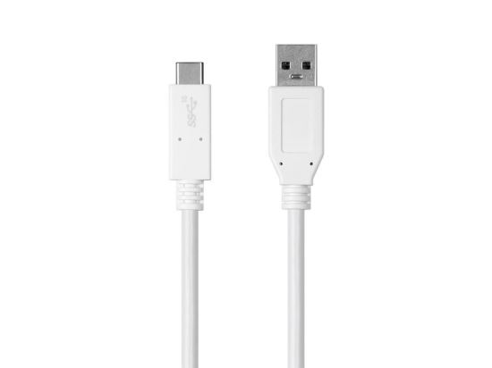 Monoprice 27934 USB cable 39.4" (1 m) USB 3.2 Gen 2 (3.1 Gen 2) USB C USB A White1