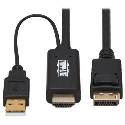 Tripp Lite P567-01M video cable adapter 39.4" (1 m) HDMI + USB DisplayPort Black1