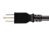 Monoprice 40141 power cable Black 600" (15.2 m) NEMA 5-15P NEMA 5-15R3