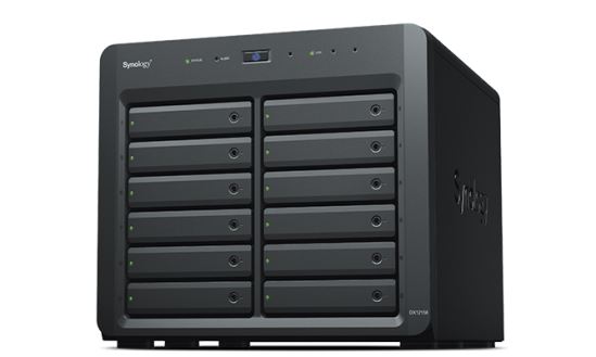 Synology DX1215II storage drive enclosure HDD/SSD enclosure Black 2.5/3.5"1