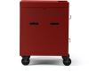 Bretford Cube Cart Portable device management cart Red3