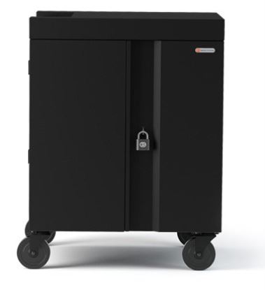 Bretford Cube Cart Portable device management cart Black1