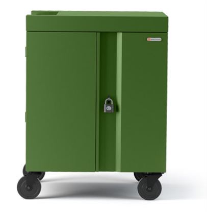 Bretford Cube Cart Portable device management cart Green1