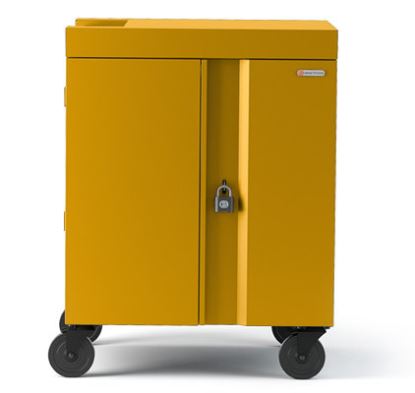 Bretford Cube Cart Portable device management cart Yellow1