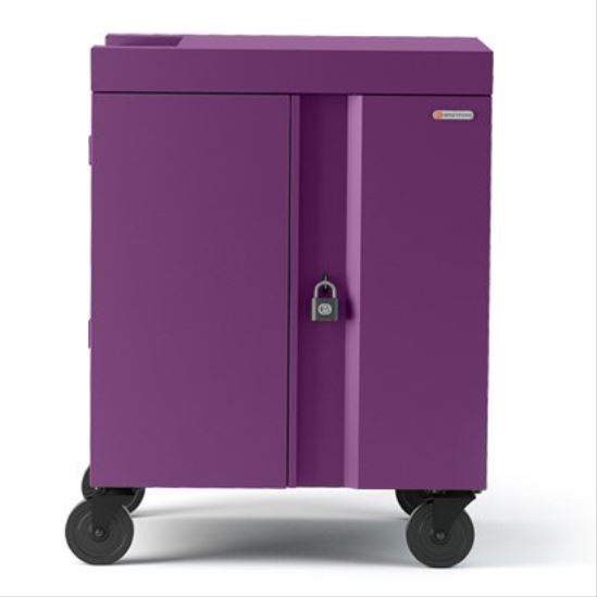 Bretford Cube Cart Portable device management cart Purple1