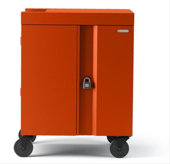 Bretford Cube Cart Portable device management cart Orange1