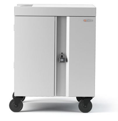 Bretford Cube Cart Portable device management cart White1