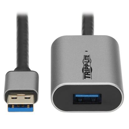 Tripp Lite U330-10M-AL USB cable 393.7" (10 m) USB 3.2 Gen 1 (3.1 Gen 1) USB A Black, Gray1
