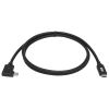 Tripp Lite U420-01M-RA USB cable 39.4" (1 m) USB 3.2 Gen 1 (3.1 Gen 1) USB C Black2