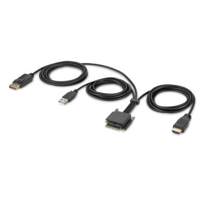 Belkin F1DN2MOD-HC-HP6 KVM cable Black 70.9" (1.8 m)1