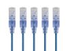 Monoprice 29425 networking cable Blue 23.6" (0.6 m) Cat6a U/UTP (UTP)1