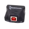 Brainboxes US-735 cable gender changer USB-C RS232 Black2