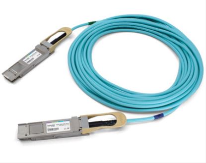 eNet Components QDD-400G-AOC-2M-ENC fiber optic cable 78.7" (2 m) QSFP-DD Blue1