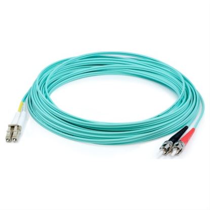 AddOn Networks ADD-ST-LC-5M5OM4LZ fiber optic cable 196.9" (5 m) OM4 Aqua color1