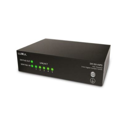 Luxul Wireless SW-100-05PD network switch Unmanaged Power over Ethernet (PoE) Black1