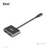 CLUB3D CSV-1552 video cable adapter USB Type-C HDMI + DisplayPort3