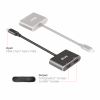 CLUB3D CSV-1552 video cable adapter USB Type-C HDMI + DisplayPort9