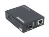 Intellinet 508193 network media converter 10000 Mbit/s Black2