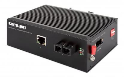 Intellinet 508322 network media converter 1310 nm Single-mode Black1