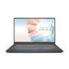 MSI Modern A11MU-652 i7-1195G7 Notebook 15.6" Full HD Intel® Core™ i7 8 GB DDR4-SDRAM 1000 GB SSD Intel Iris Xe Max Wi-Fi 6E (802.11ax) Windows 10 Home Carbon, Gray1